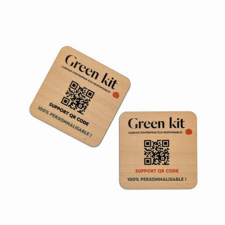 Support QR Code en bois - Fabrication française – vue 2