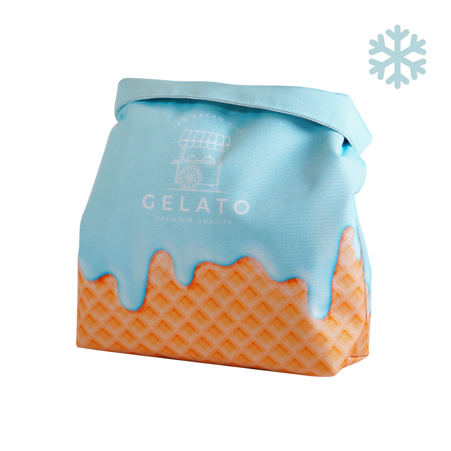 GK21133 lunchbag isotherme personnalisé <b>Lunchbag isotherme personnalisé</b> en <b>RPET</b> (100% polyester recyclé 230 g/m²), fabriqué en <b>Europe</b>. Format pratique <b>22 x 29 x 7 cm</b>, fermeture <b>zippée</b> avec <b>poignée</b> et <b>zip</b> disponibles en noir ou blanc. Base blanche idéale pour un marquage intégral en <b>sublimation quadri all over</b>. Un <b>goodie recyclé</b> sur mesure, à la fois esthétique, durable et utile au quotidien.