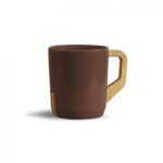 Mug coloré avec anse en bois de hêtre – vue 4
