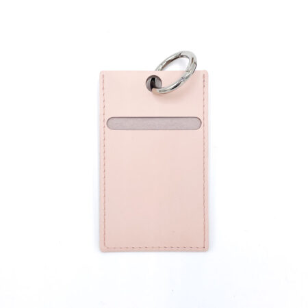 Porte badge en cuir recyclé – vue 2