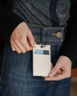 Porte badge en cuir recyclé – vue 6