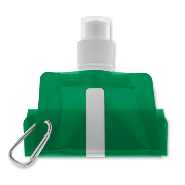 Gourde pliable sans BPA avec mousqueton en aluminium