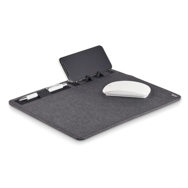 Tapis de souris avec fonction chargeur sans fil