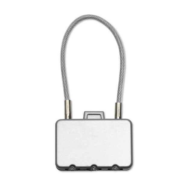 Cadenas en métal pour valise avec combinaison à 3 chiffres