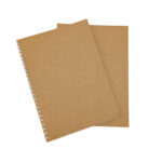 Carnet de notes Kraft A5 - Spirales