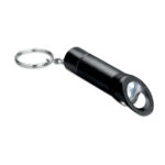 Lampe torche LED porte-clés en métal avec décapsuleur – vue 10