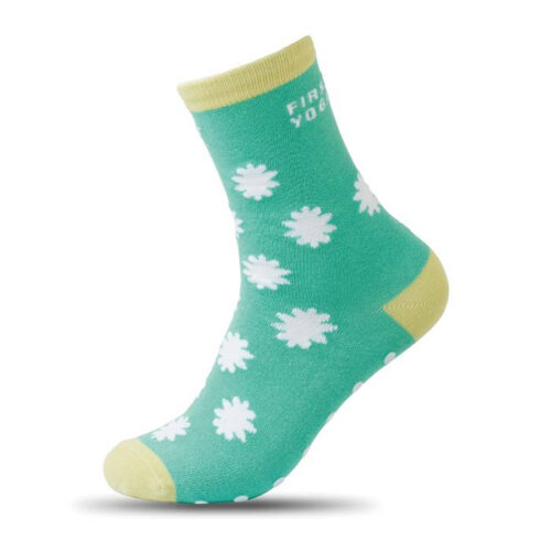 Chaussettes antidérapantes en coton Jacquard