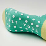 Chaussettes antidérapantes en coton Jacquard – vue 4