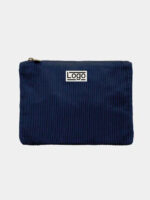 Grande pochette à fermeture éclair en velours côtelé biologique – Image 5