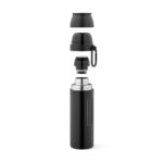 Thermos en acier inoxydable recyclé avec 2 gobelets – vue 8