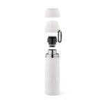 Thermos en acier inoxydable recyclé avec 2 gobelets – vue 6