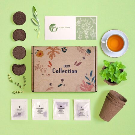 Box tisane personnalisée – Coffret de graines spéciales tisanes pour entreprise