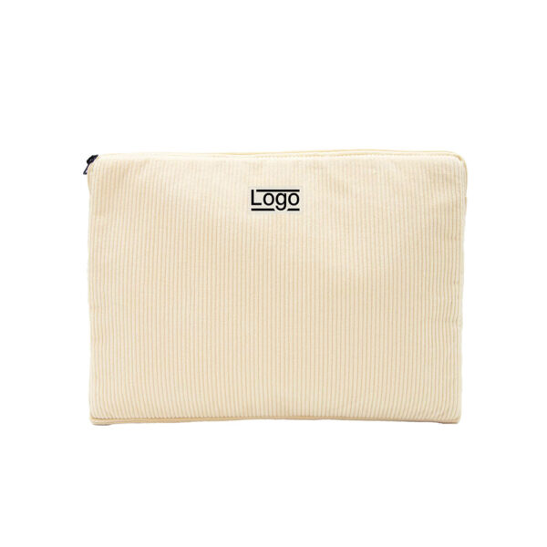 Goodie écologique et responsable - pochette ordinateur portable en velours cotelé