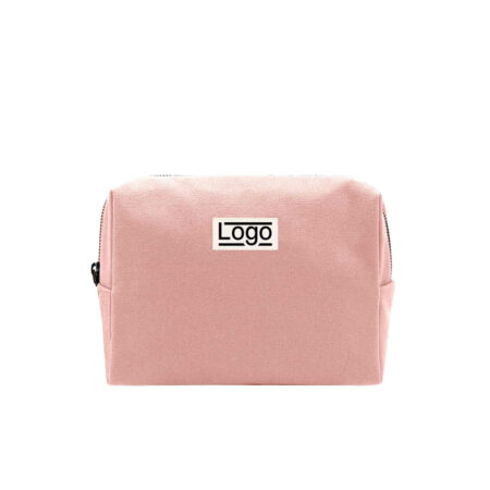 Trousse en coton biologique à fermeture éclair
