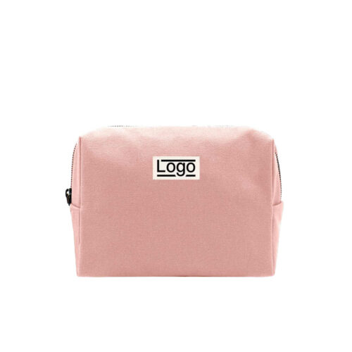 Trousse en coton biologique à fermeture éclair