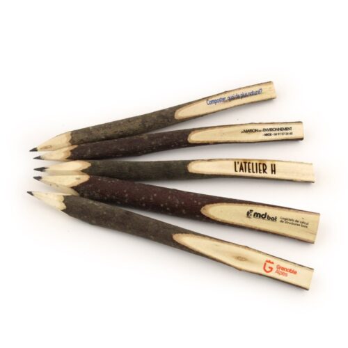 Crayon bois brut personnalisé - Origine Europe