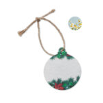 Boule de Noël en papier graines à planter Ø7cm