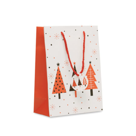Sac cadeau papier recyclé format moyen 11x30cm