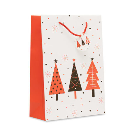 Sac cadeau papier recyclé grand format 11x36cm