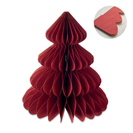 Guirlande décorative de Noël en papier recyclé 12,8x30cm