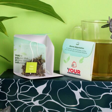 Étui origami thé ou tisane personnalisé