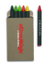 Set 6 crayons de cire papier recyclé – Image 2