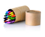 Kit 30 crayons de cire en boîte carton – vue 2