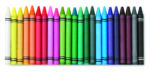 Kit 30 crayons de cire en boîte carton – vue 3