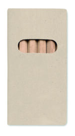 Boîte 6 crayons de couleur en bois recyclé – Image 3