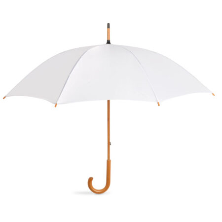 Parapluie manuel poignée et armature bois – vue 2