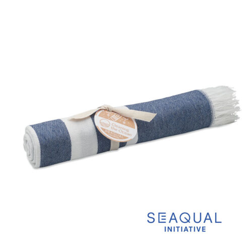 Serviette de plage SEAQUAL® coton recyclé 100x170cm