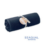 Serviette bain & plage jacquard SEAQUAL® 100x170cm