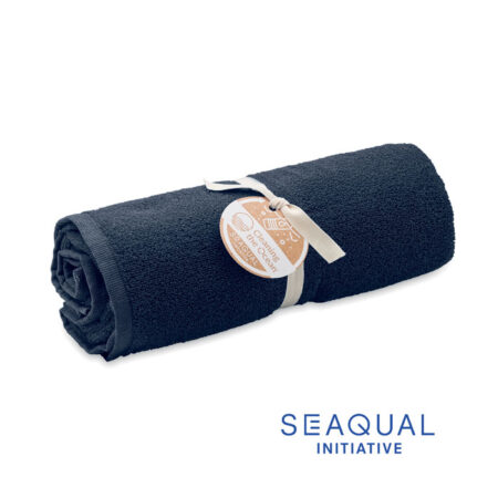 Serviette bain & plage jacquard SEAQUAL® 100x170cm
