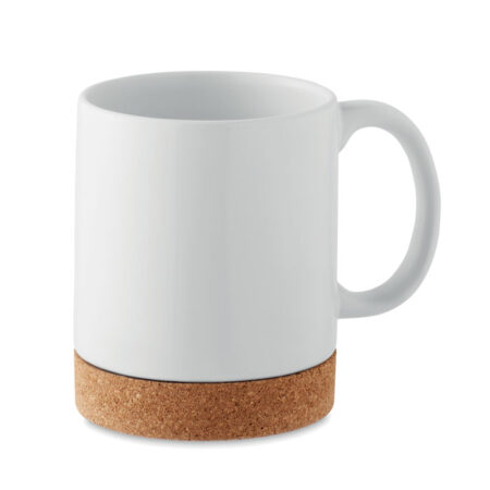 Mug céramique grès 280ml bague liège isolante
