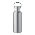 Gourde Isotherme en Acier Inoxydable avec Couvercle à Poignée - 500 ml