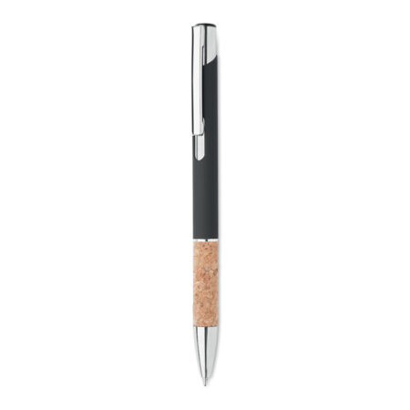 Stylo bille aluminium & liège, poussoir