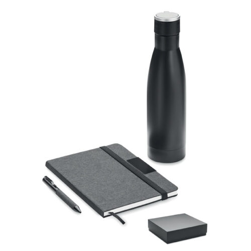 Coffret cadeau bureau luxe 3 pièces papier recyclé