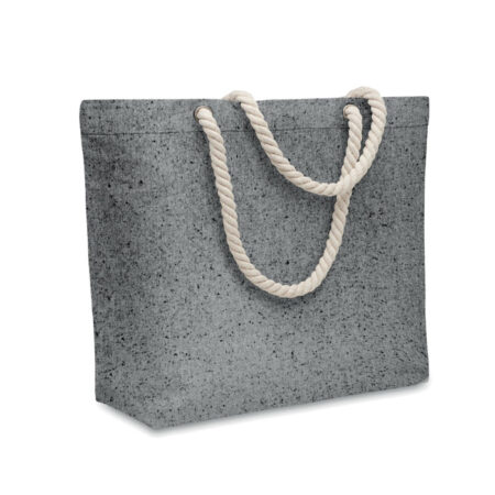 Sac de plage shopping en coton recyclé grand format