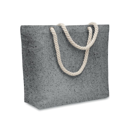 Sac de plage shopping en coton recyclé grand format