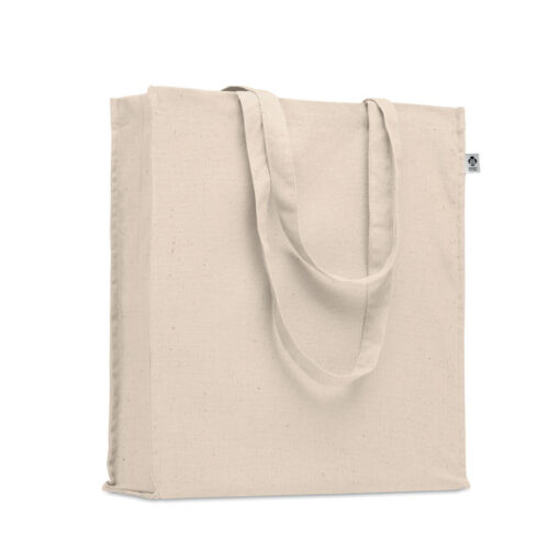 Sac shopping en coton bio certifié soufflet