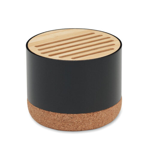 Enceinte Bluetooth liège et aluminium recyclé