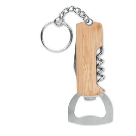 Outil de poche 3en1 multifonction bambou et inox