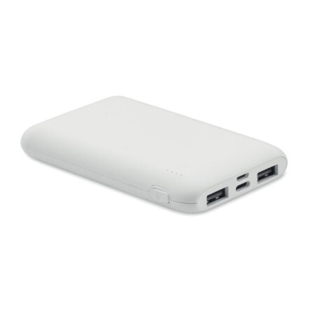Powerbank 5000 mAh ABS recyclé compact – vue 2