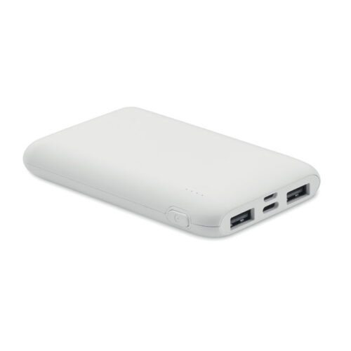 Powerbank 5000 mAh ABS recyclé compact – vue 2