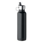 Bouteille isotherme inox recyclé 500ml avec paille