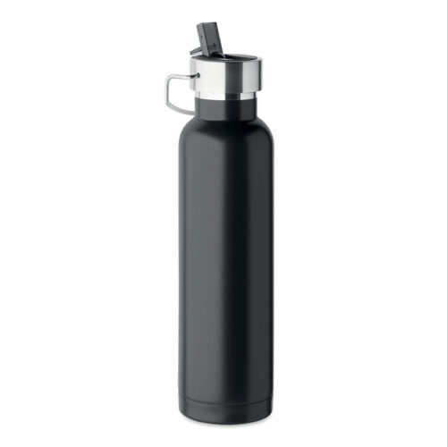 Bouteille isotherme inox recyclé 500ml avec paille