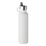 Bouteille isotherme inox recyclé 500ml avec paille – Image 2