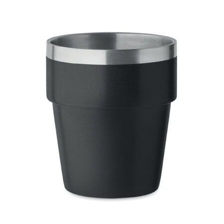 Gobelet isotherme double paroi compact 250ml inox recyclé