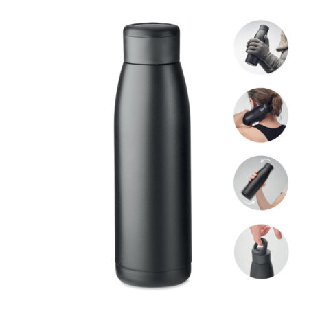 Bouteille isotherme slim 400ml inox recyclé