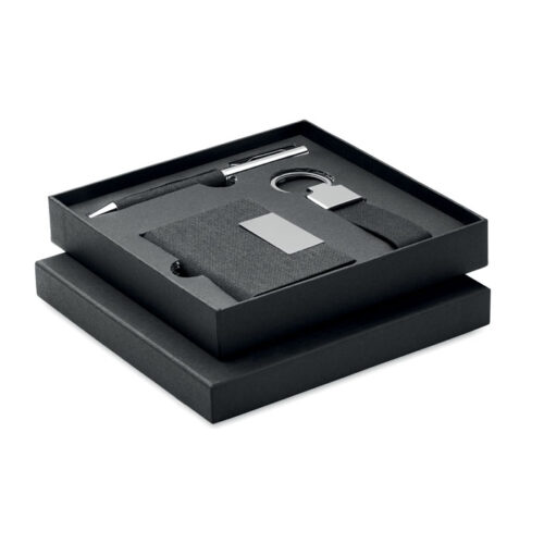 Coffret bureau écologique 3 pièces inox recyclé